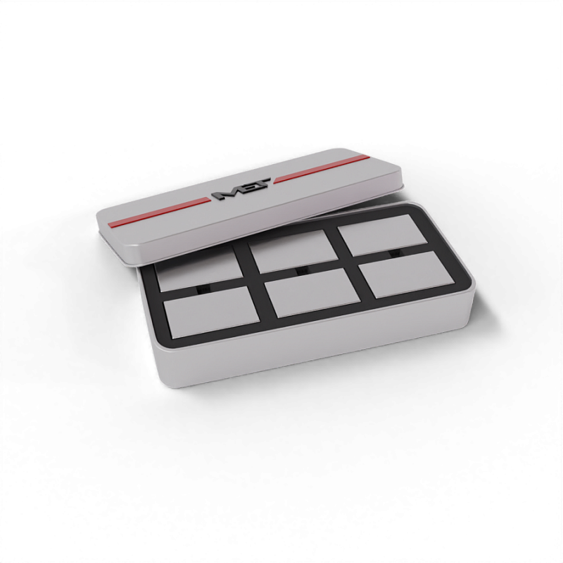 MTSR-MET Super-Rockwell hardness test blocks set 2nd grade GOST of 6 pcs. (60х40х10)